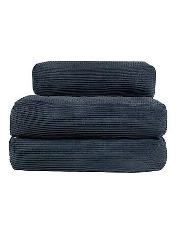 Chauffeuse déhoussable 70x190 cm gris foncé