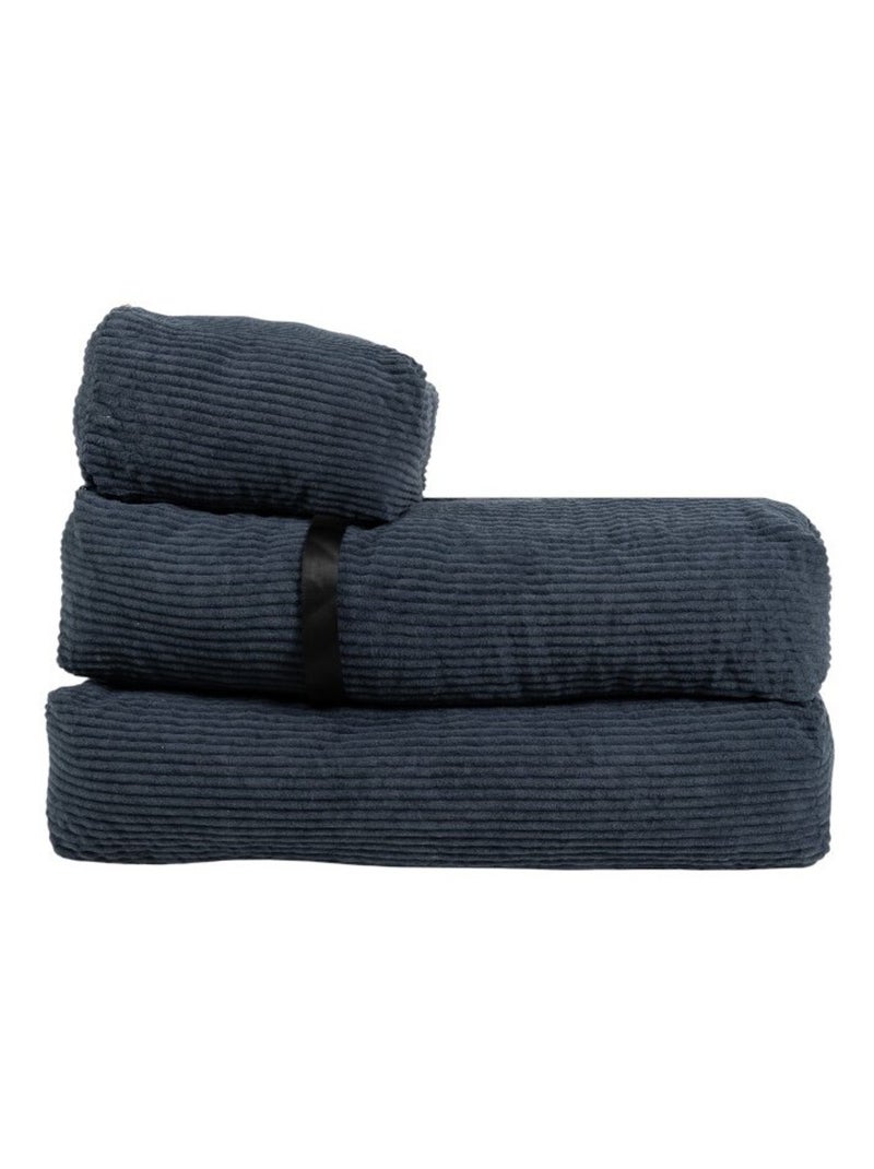 Chauffeuse déhoussable 70x190 cm bleu foncé Bleu foncé - Kiabi