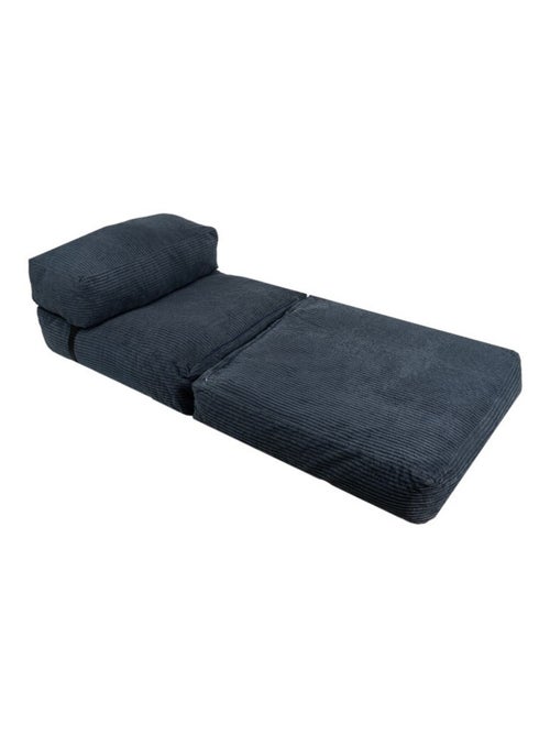 Chauffeuse déhoussable 70x190 cm bleu foncé - Kiabi Chauffeuse déhoussable 70x190 cm bleu foncé - Kiabi