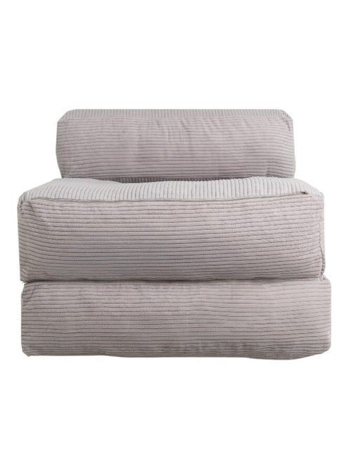 Chauffeuse déhoussable 70x190 cm gris clair - Kiabi