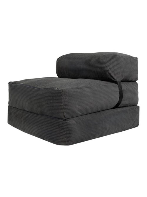 Chauffeuse déhoussable 70x190 cm gris foncé - Kiabi Chauffeuse déhoussable 70x190 cm gris foncé - Kiabi