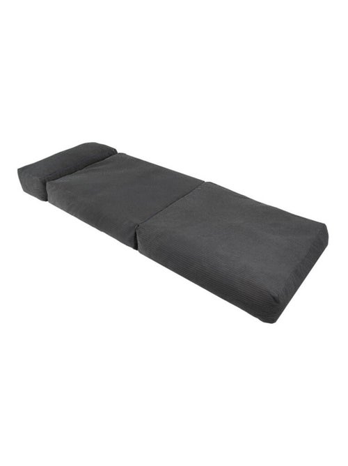 Chauffeuse déhoussable 70x190 cm gris foncé - Kiabi Chauffeuse déhoussable 70x190 cm gris foncé - Kiabi