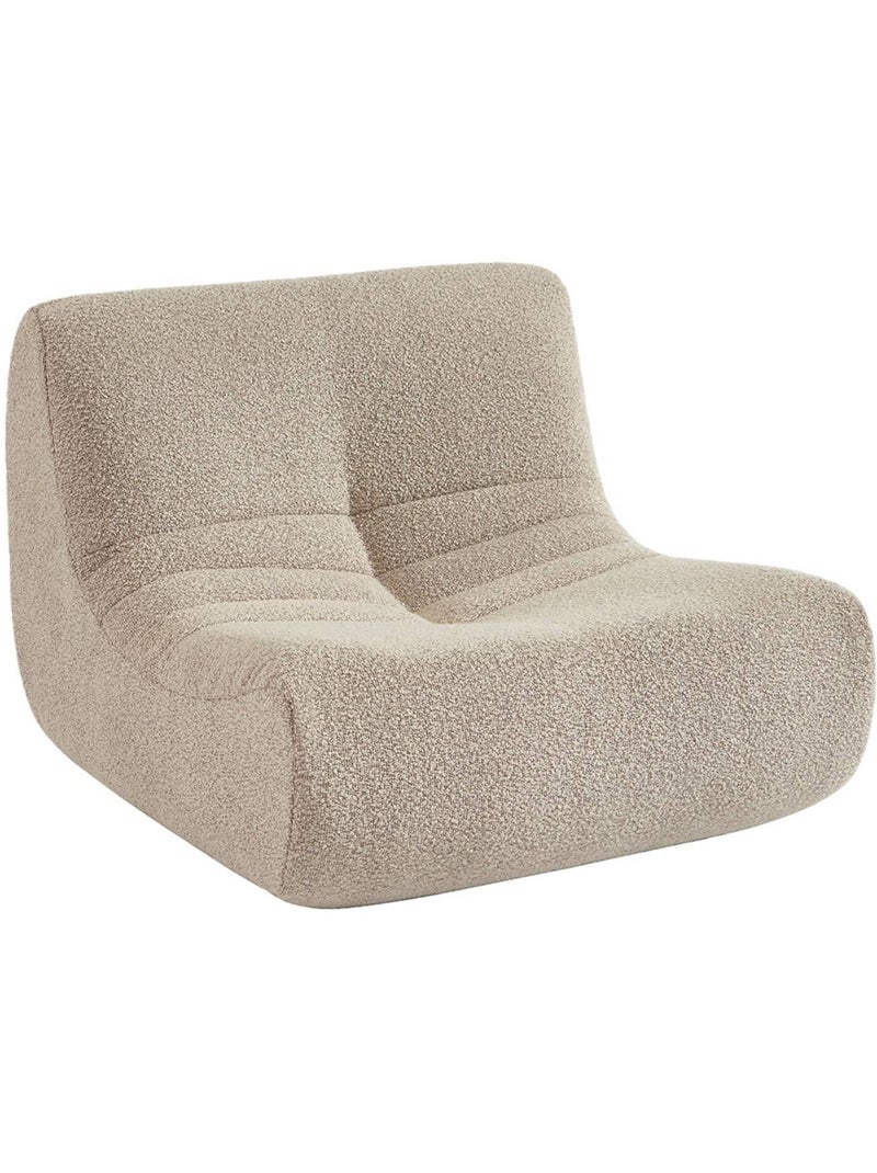 Chauffeuse enfant bouclette texturée 1 place Sokol Kid Beige - Kiabi