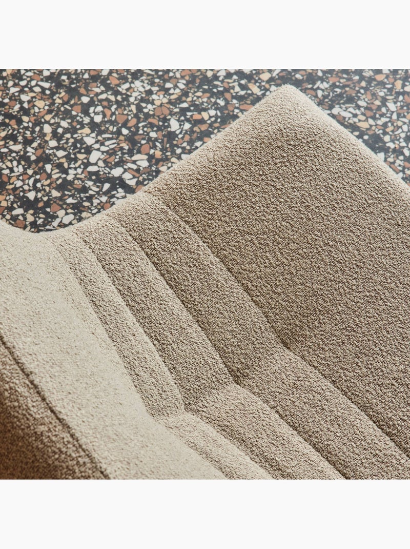 Chauffeuse enfant bouclette texturée 1 place Sokol Kid Beige - Kiabi