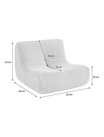 Chauffeuse enfant bouclette texturée 1 place Sokol Kid