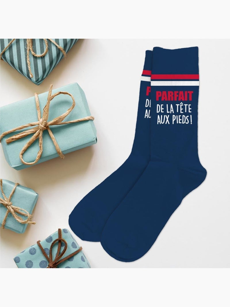 Chausettes - Parfait de la tête au pied Bleu Bleu - Kiabi
