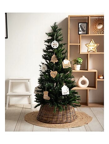 Chaussette de Noël personnalisable en bois