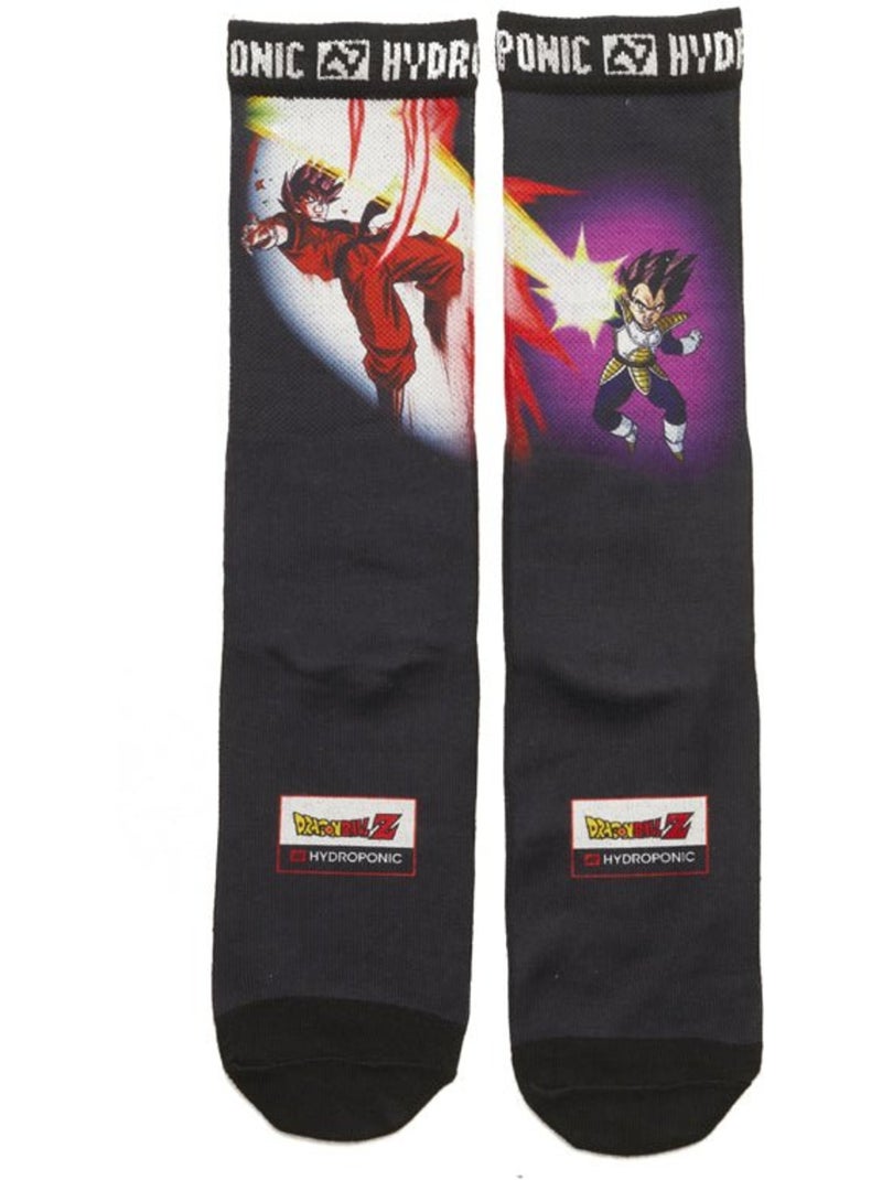 Chaussettes - Dragon Ball Z ™ - Goku vs Vegeta Noir - Kiabi
