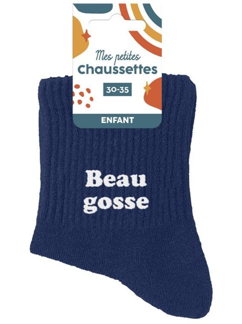 Chaussettes - Enfant - Beau Gosse Bleu - Kiabi
