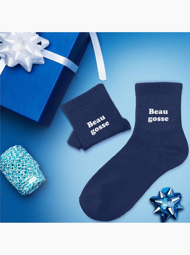 Chaussettes - Enfant - Beau Gosse Bleu - Kiabi