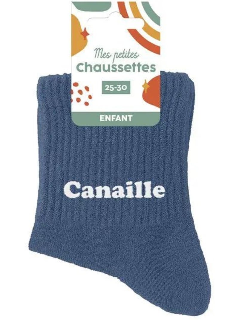 Chaussettes - Enfant - Canaille Bleu - Kiabi