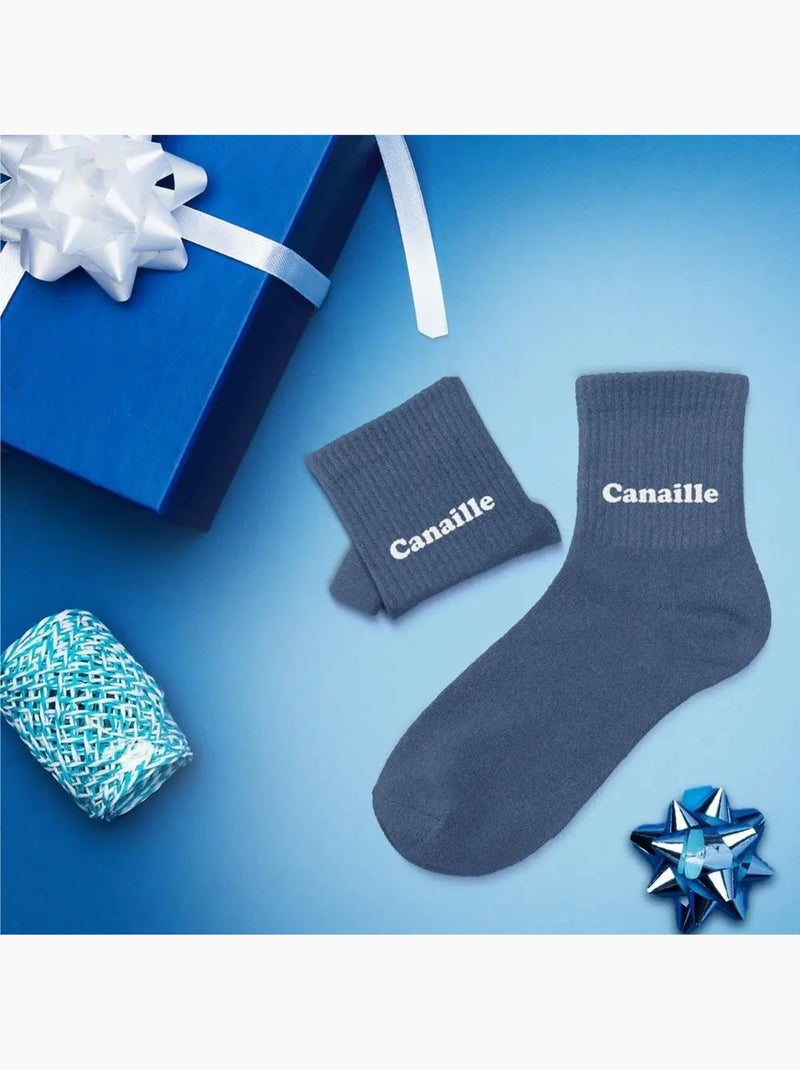 Chaussettes - Enfant - Canaille Bleu - Kiabi