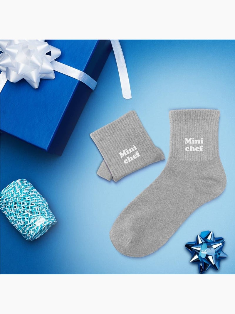 Chaussettes - Enfant - Mini Chef Gris - Kiabi