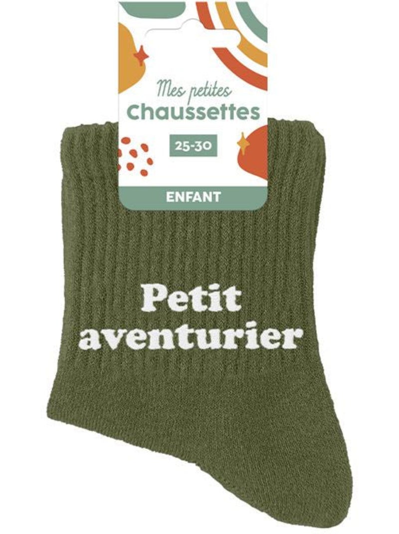 Chaussettes - Enfant - Petit Aventurier Vert - Kiabi
