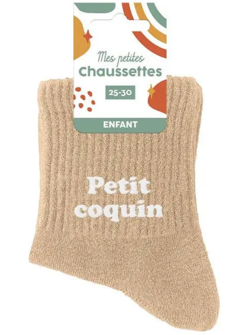 Chaussettes - Enfant - Petit Coquin Beige - Kiabi