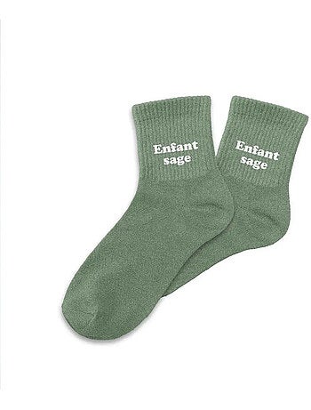 Chaussettes - Enfant - Sage