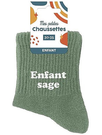 Chaussettes - Enfant - Sage