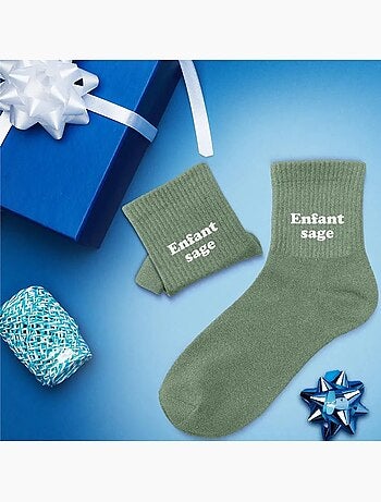 Chaussettes - Enfant - Sage