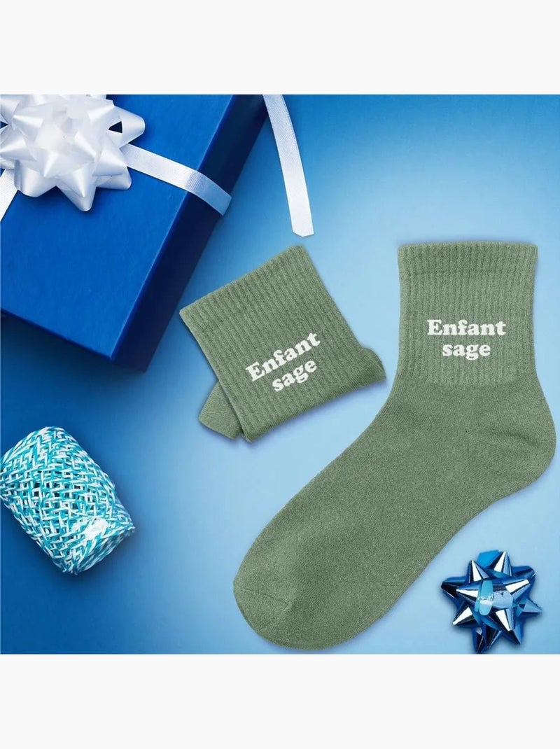 Chaussettes - Enfant - Sage Vert - Kiabi