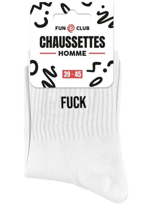 Chaussettes - Fuck - Kiabi