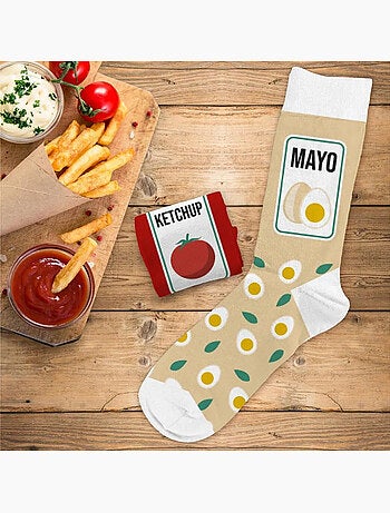 Chaussettes - Ketchup/Mayo