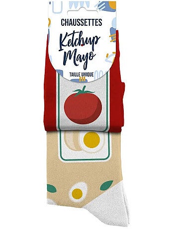Chaussettes - Ketchup/Mayo
