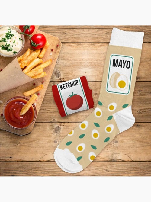 Chaussettes - Ketchup/Mayo - Kiabi