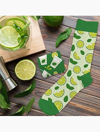 Chaussettes - Mojito / Citron