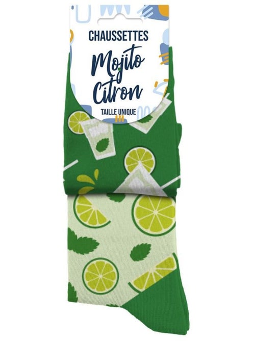 Chaussettes -  Mojito / Citron - Kiabi