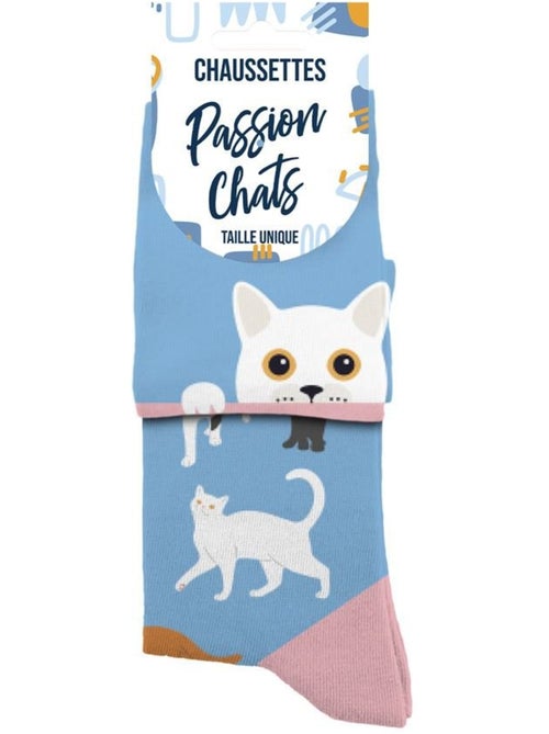 Chaussettes - Passion Chats - Kiabi