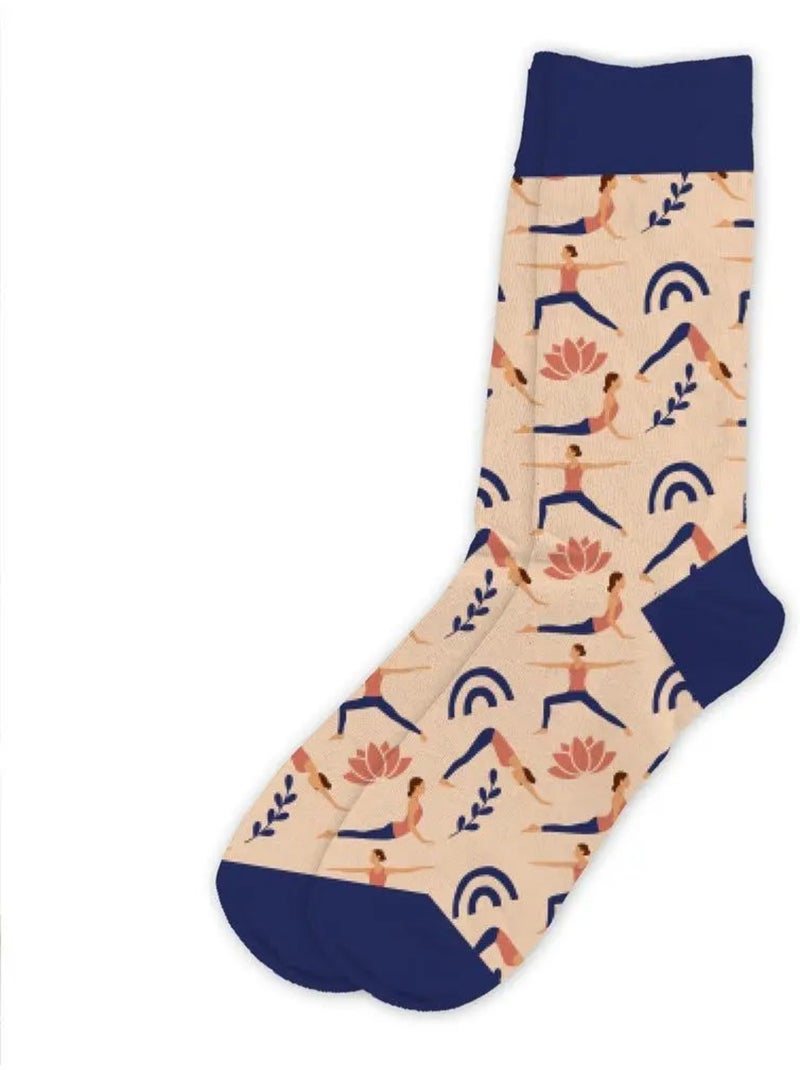 Chaussettes - Passion Yoga Beige - Kiabi