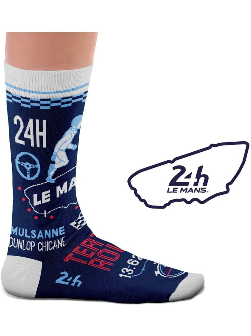 Chaussettes 24H du Mans Bleu - Kiabi