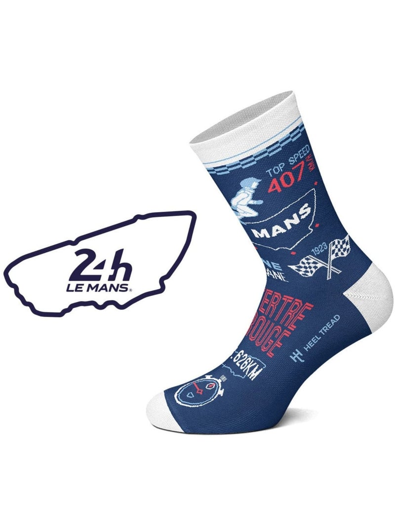 Chaussettes 24H du Mans Bleu - Kiabi