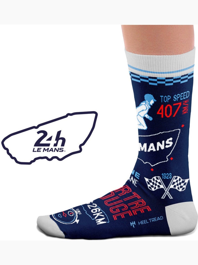Chaussettes 24H du Mans Bleu - Kiabi