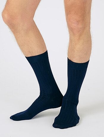 Lot De 2 Paires Chaussettes Damart Thermolactyl Et Soie - Marron Foncé, Lavable Machine - Mixte Homme