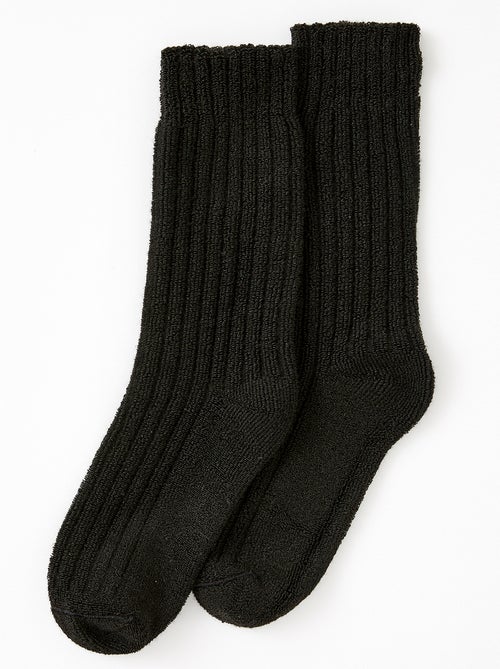 Chaussettes à côte bouclette Thermolactyl - Damart - Kiabi