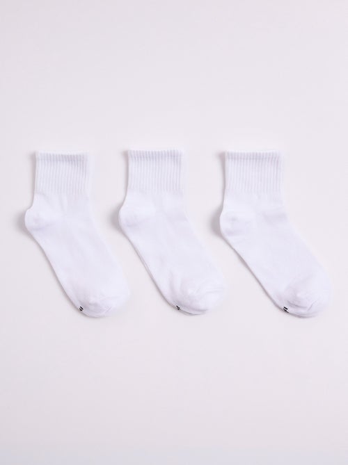 Chaussettes à côtes - Kiabi