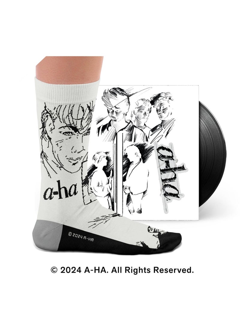 Chaussettes A-HA, Take On Me Blanc - Kiabi