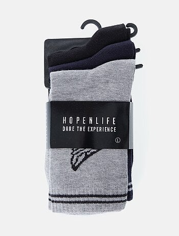 Chaussettes à motif , lot de 3 paires