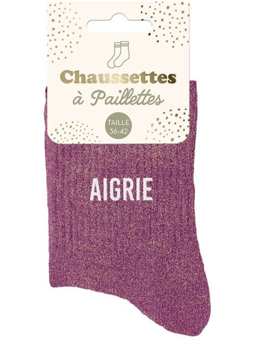 Chaussettes à Paillettes - Aigrie - Kiabi