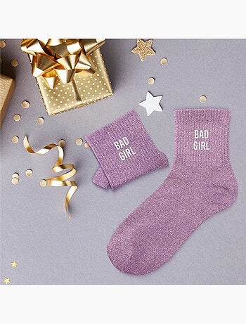 Chaussettes à Paillettes - Bad Girl