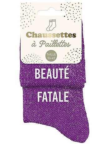 Chaussettes à Paillettes - Beauté Fatale