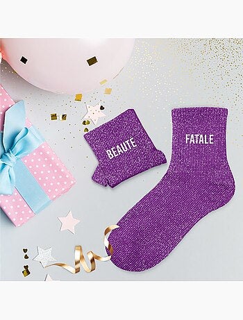 Chaussettes à Paillettes - Beauté Fatale