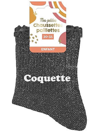 Chaussettes à Paillettes - Enfant - Coquette