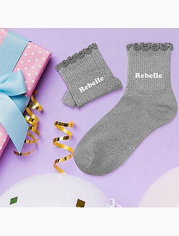 Chaussettes à Paillettes - Enfant - Rebelle