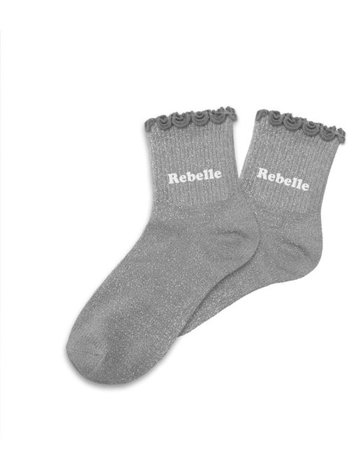 Chaussettes à Paillettes - Enfant - Rebelle - Kiabi