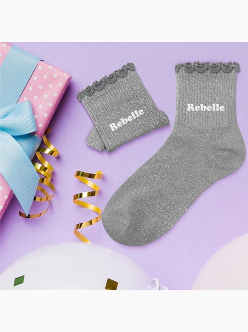 Chaussettes à Paillettes - Enfant - Rebelle - Kiabi