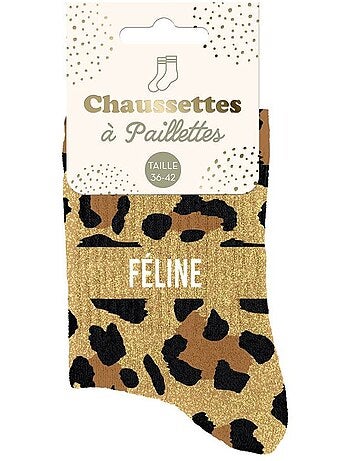 Chaussettes à Paillettes - Féline