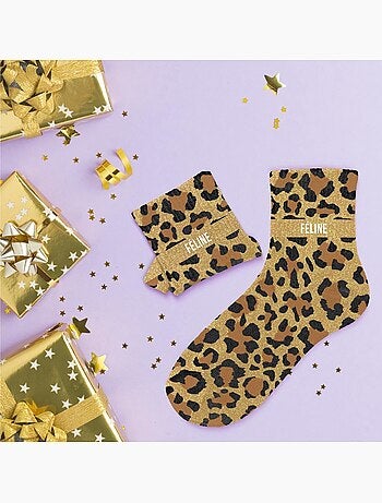 Chaussettes à Paillettes - Féline