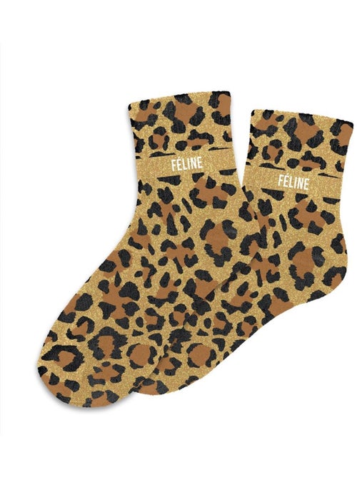 Chaussettes à Paillettes - Féline - Kiabi